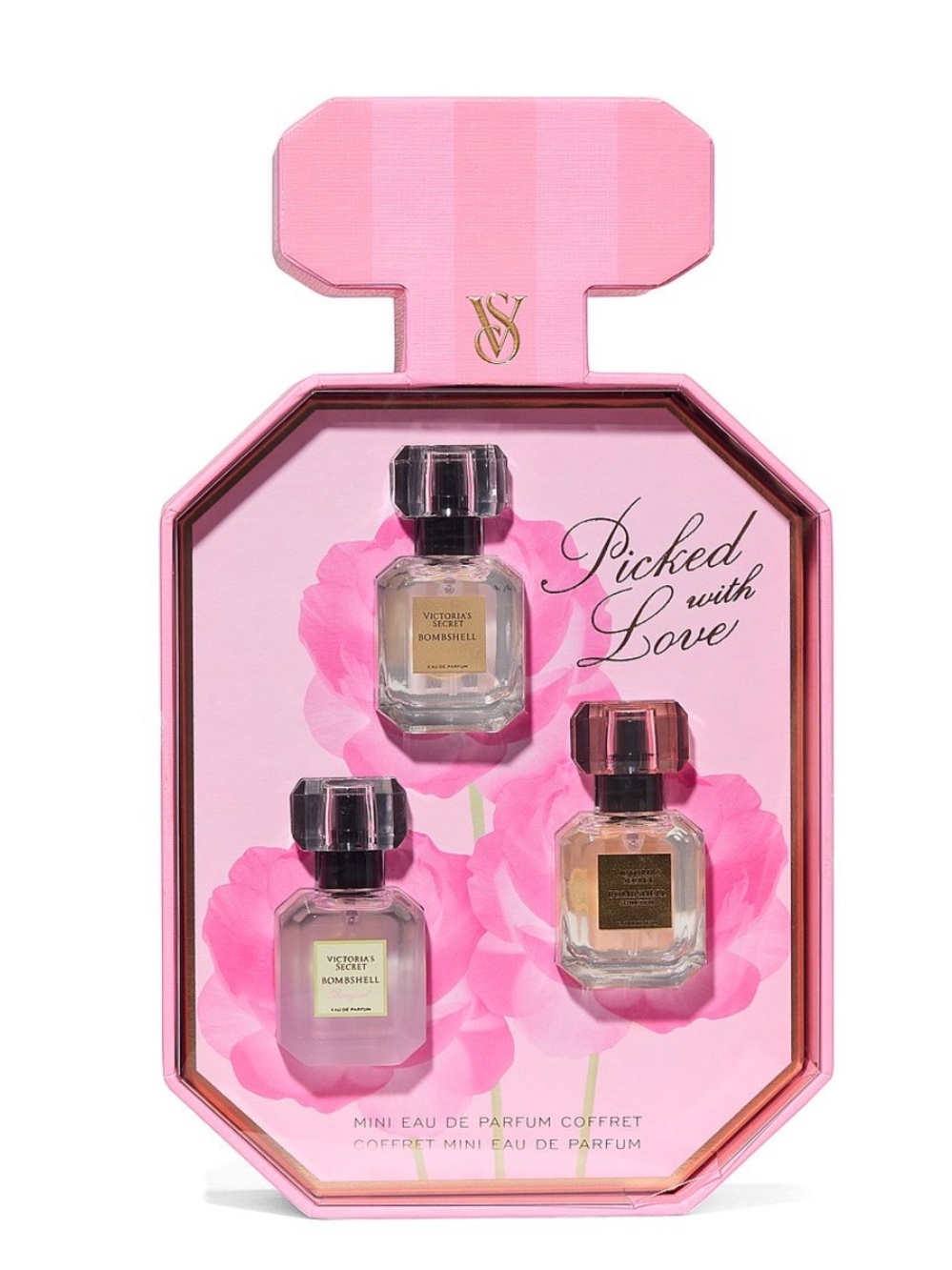 (Inventory 54) Victoria's Secret Mini Perfume Gift Set - Pink